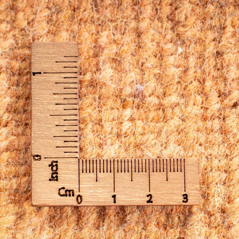 Tapis Népalais carré  - 49 x 44 cm - orange