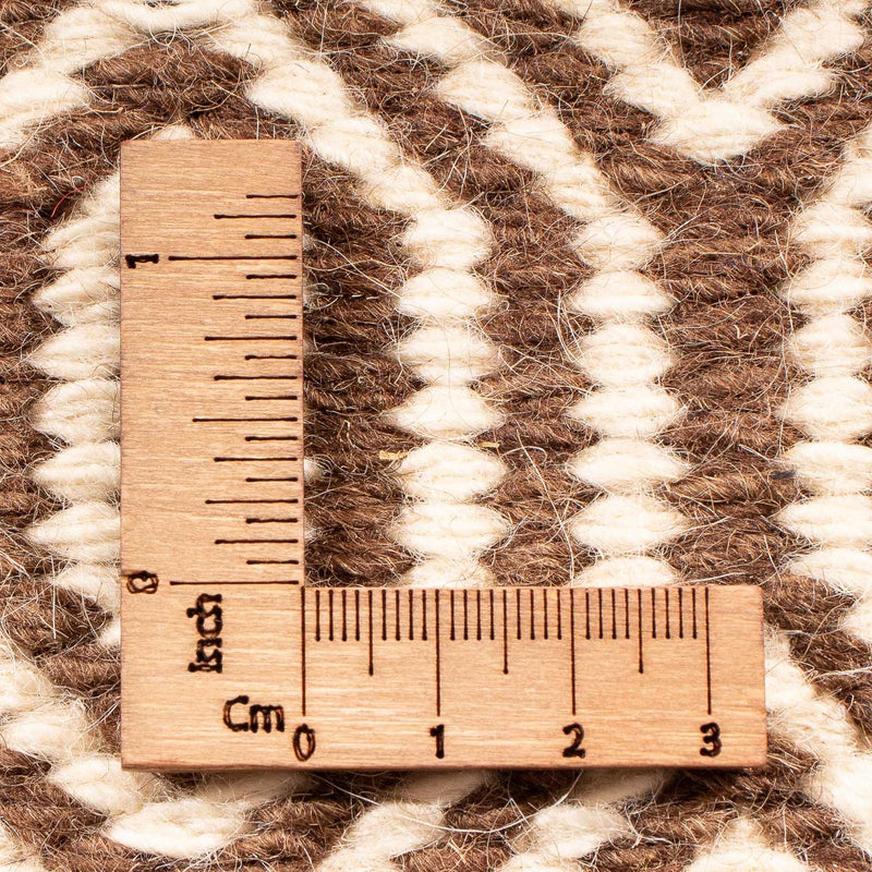 Tapis Kelim - Tendance carré  - 45 x 45 cm - multicolore