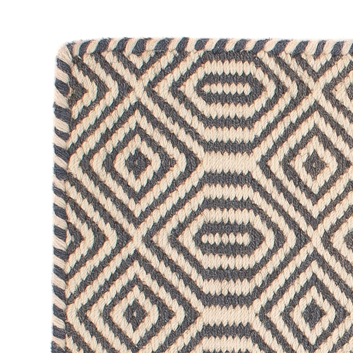 Tapis Kelim - Tendance carré - 47 x 44 cm - multicolore