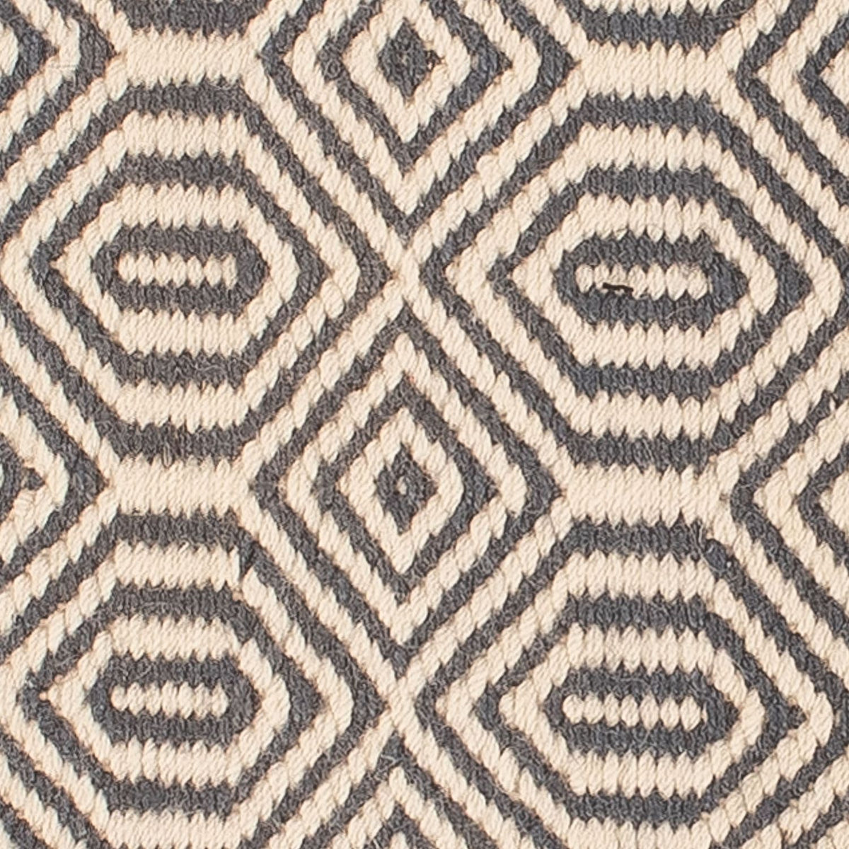 Tapis Kelim - Tendance carré - 47 x 44 cm - multicolore