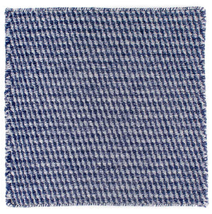 Tapis Kelim - Tendance carré  - 63 x 62 cm - bleu foncé