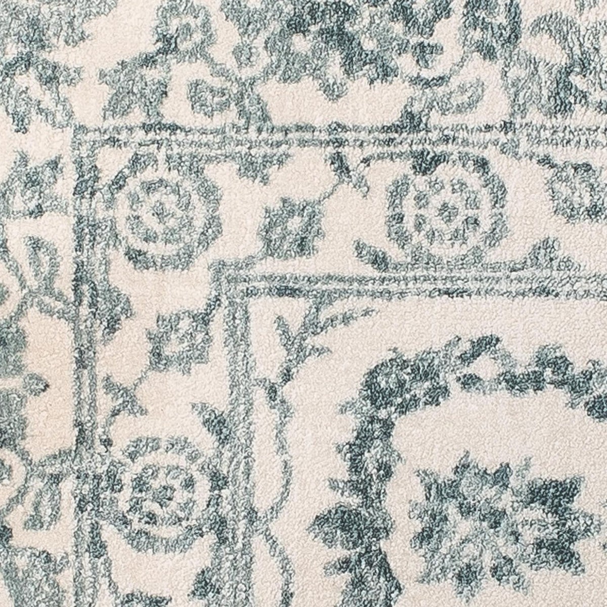 Tapis en viscose carré - 55 x 50 cm - beige