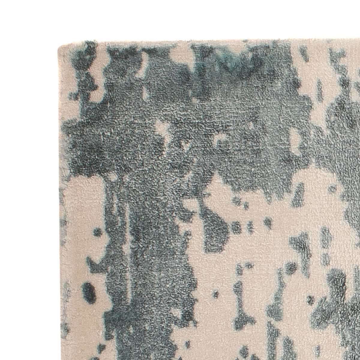 Tapis en viscose carré - 55 x 51 cm - multicolore