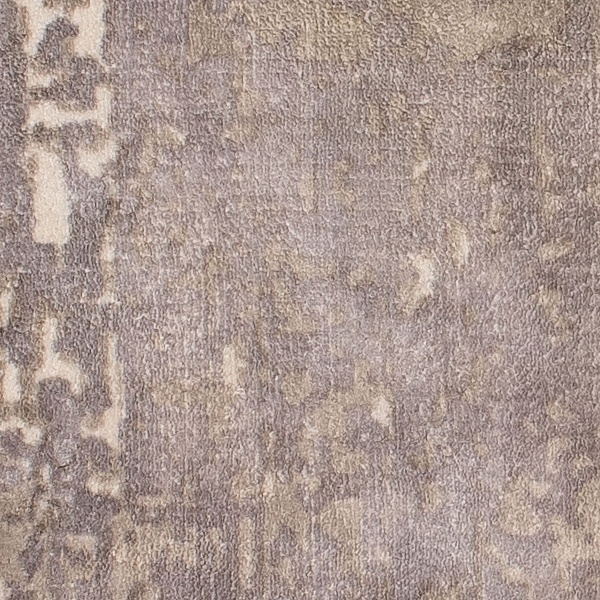 Tapis en viscose carré - 62 x 58 cm - multicolore