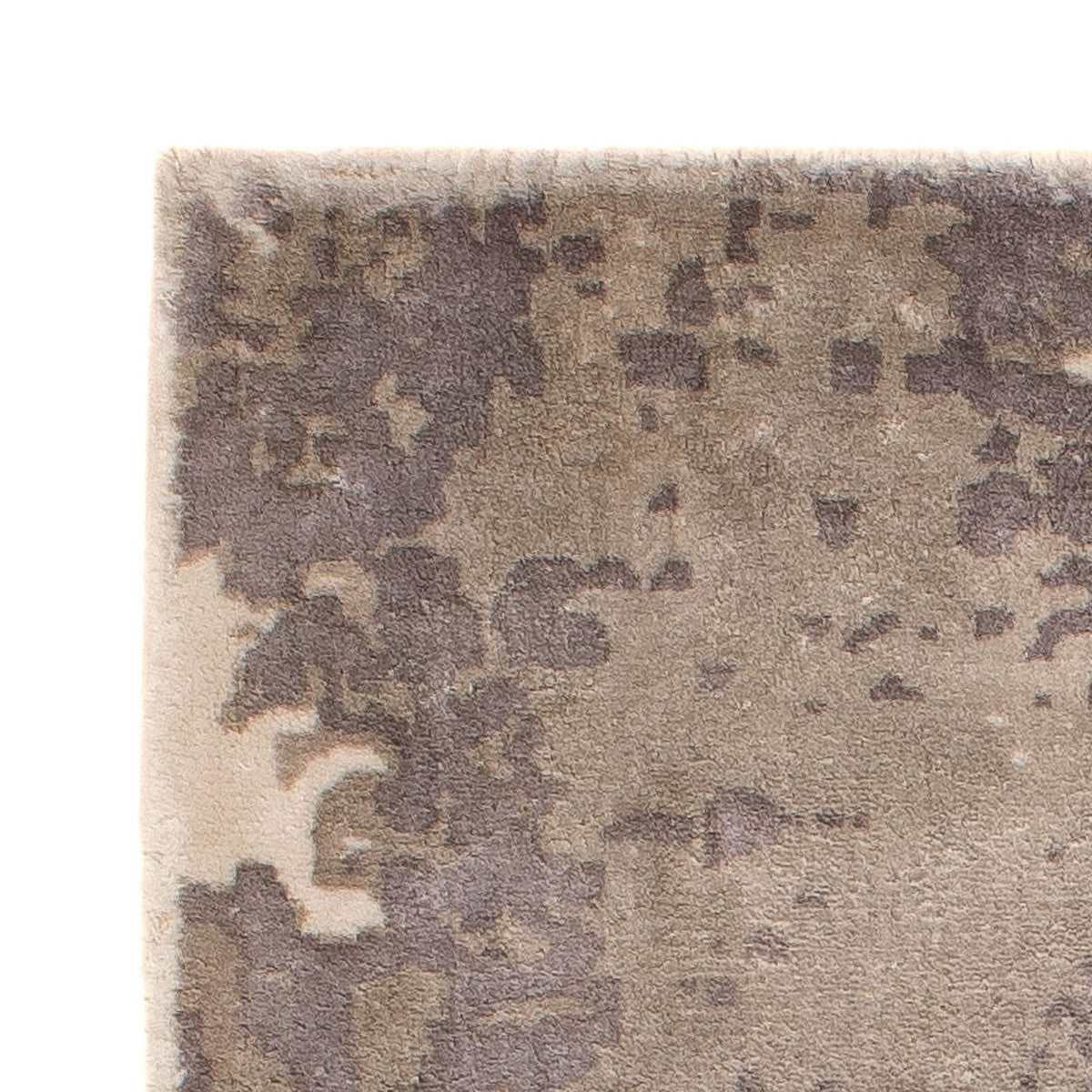 Tapis en viscose carré - 62 x 58 cm - multicolore