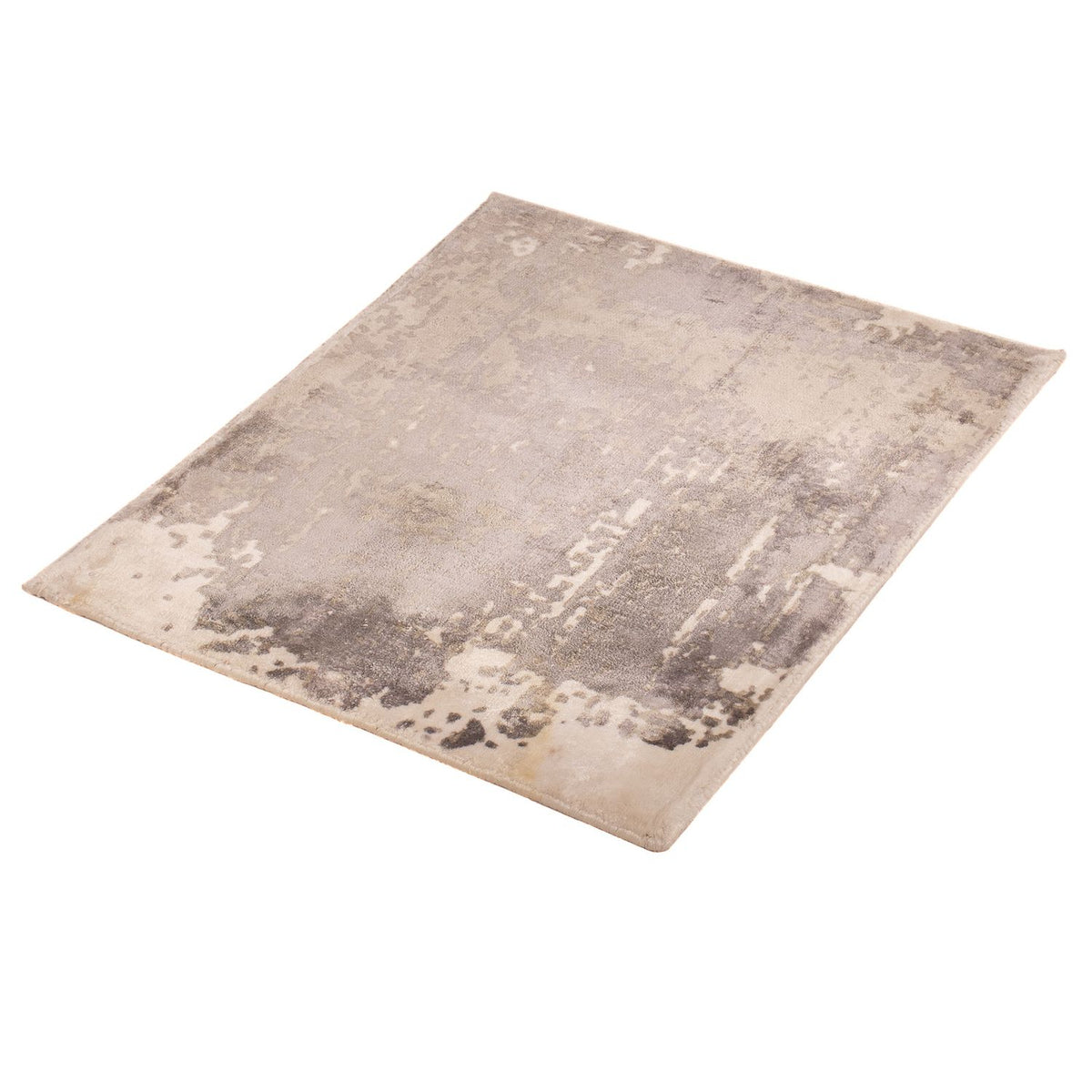Tapis en viscose carré - 62 x 58 cm - multicolore