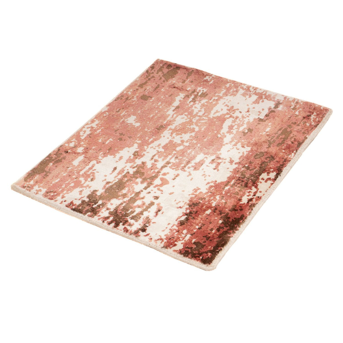 Tapis en viscose carré - 60 x 50 cm - multicolore