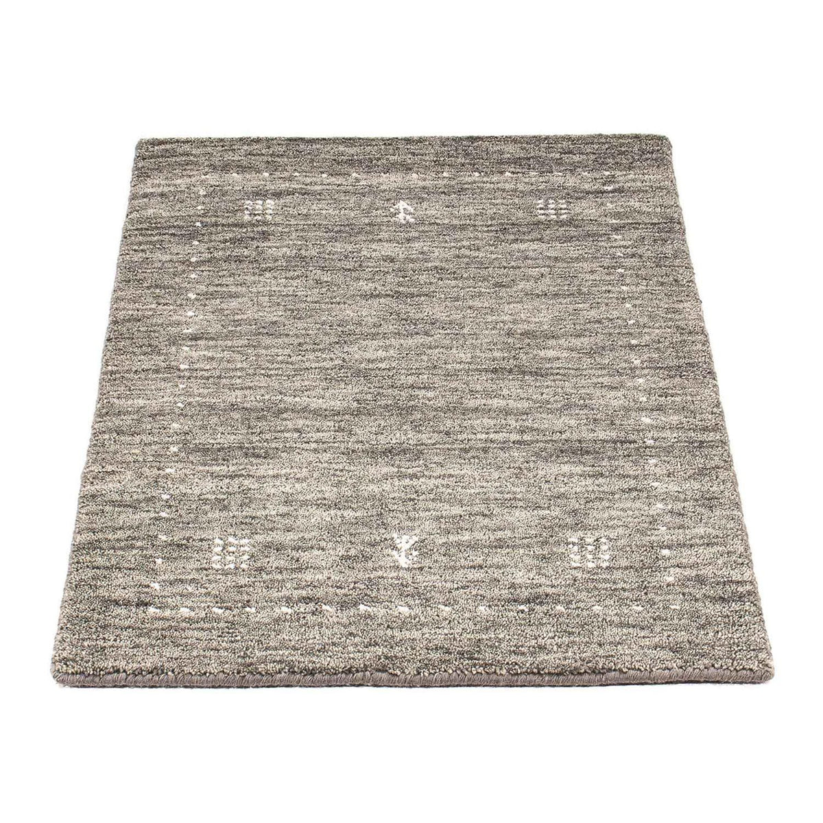 Tapis Gabbeh - Loribaft Indus - 95 x 63 cm - gris