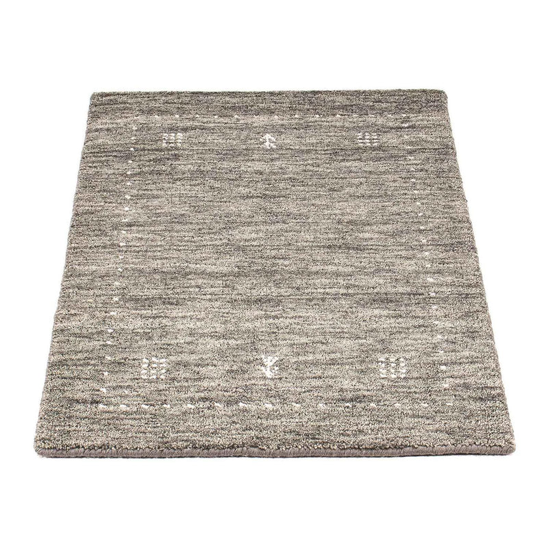 Tapis Gabbeh - Loribaft Indus - 95 x 63 cm - gris