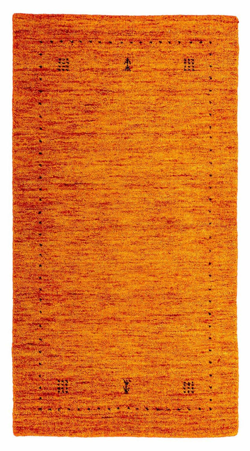 Tapis Gabbeh - Loribaft Indus - 133 x 70 cm - orange