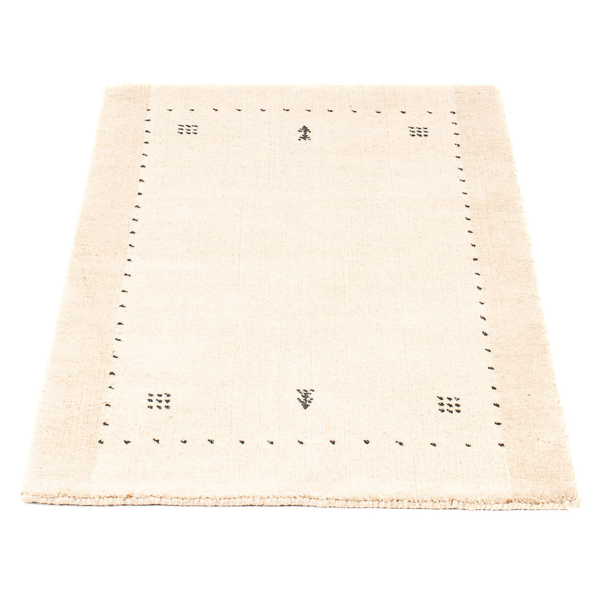 Tapis Gabbeh - Loribaft Indus - 93 x 63 cm - beige