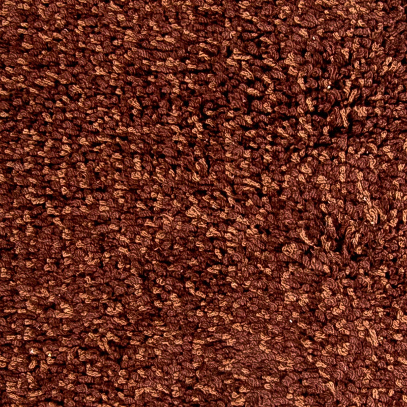 Tapis de couloir Tapis à poils longs - 205 x 64 cm - marron