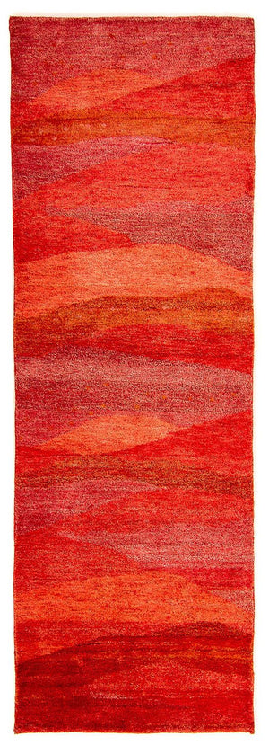 Tapis de couloir Tapis Gabbeh - Indus - 197 x 77 cm - rouge