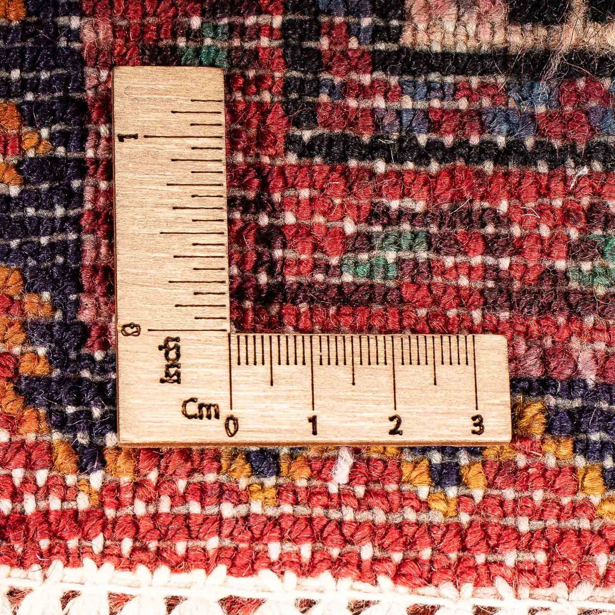 Tapis de couloir Tapis Gabbeh - Indus - 197 x 77 cm - rouge