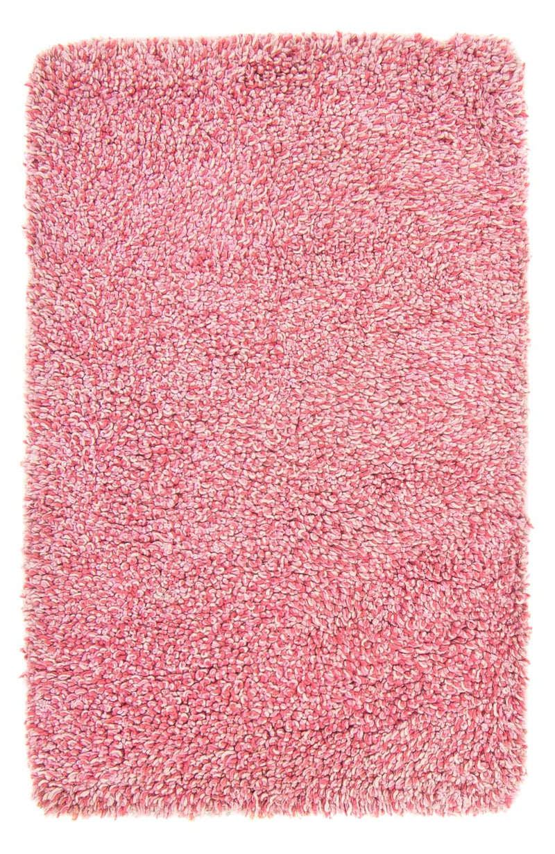 Tapis à poils longs - 95 x 62 cm - rose