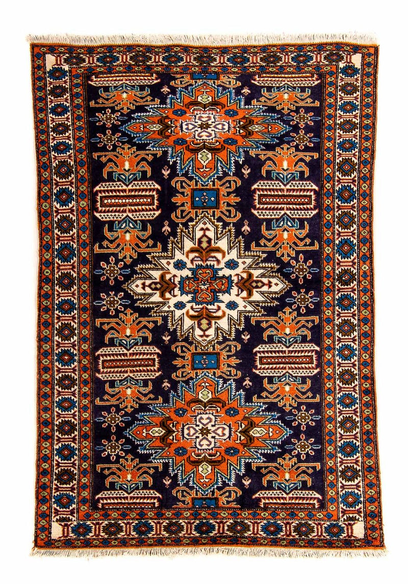 Tapis persan - Nomadic - 170 x 110 cm - bleu foncé