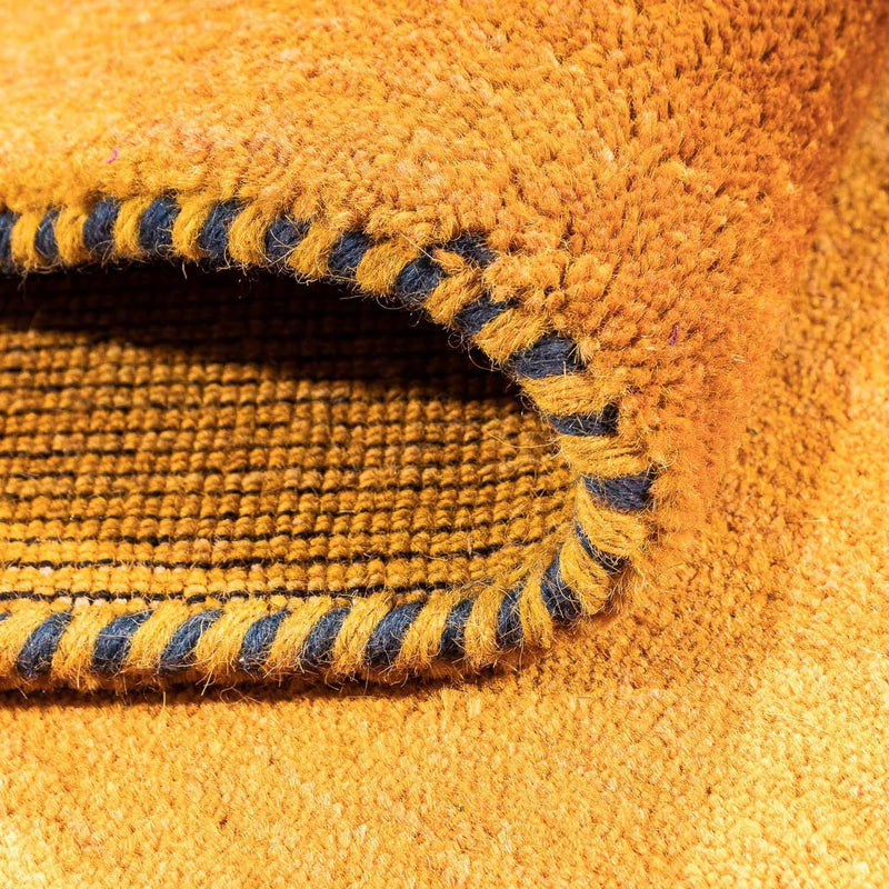 Tapis de couloir Tapis Gabbeh - Loribaft Persan - 395 x 80 cm - orange