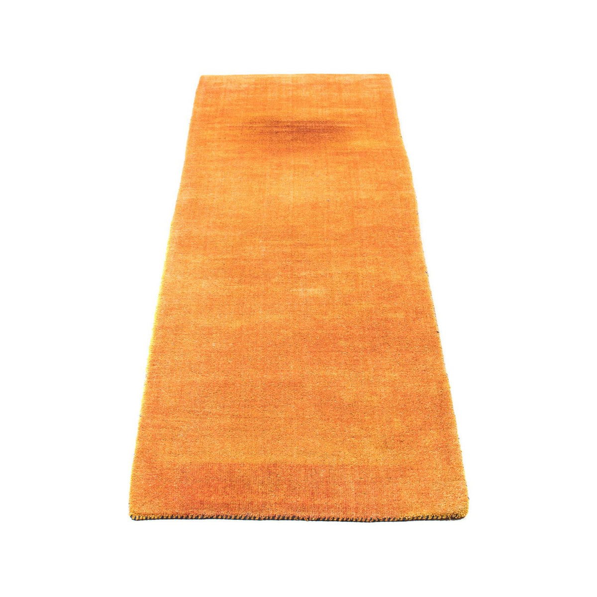 Tapis de couloir Tapis Gabbeh - Loribaft Persan - 395 x 80 cm - orange