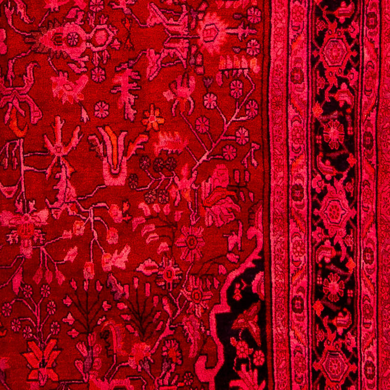 Tapis de couloir Tapis persan - Bidjar - 320 x 74 cm - rouge