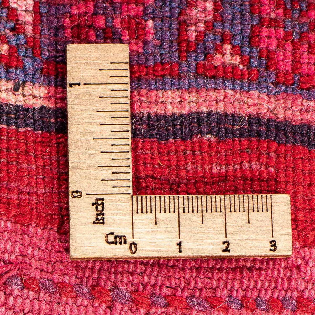 Tapis de couloir Tapis persan - Bidjar - 320 x 74 cm - rouge