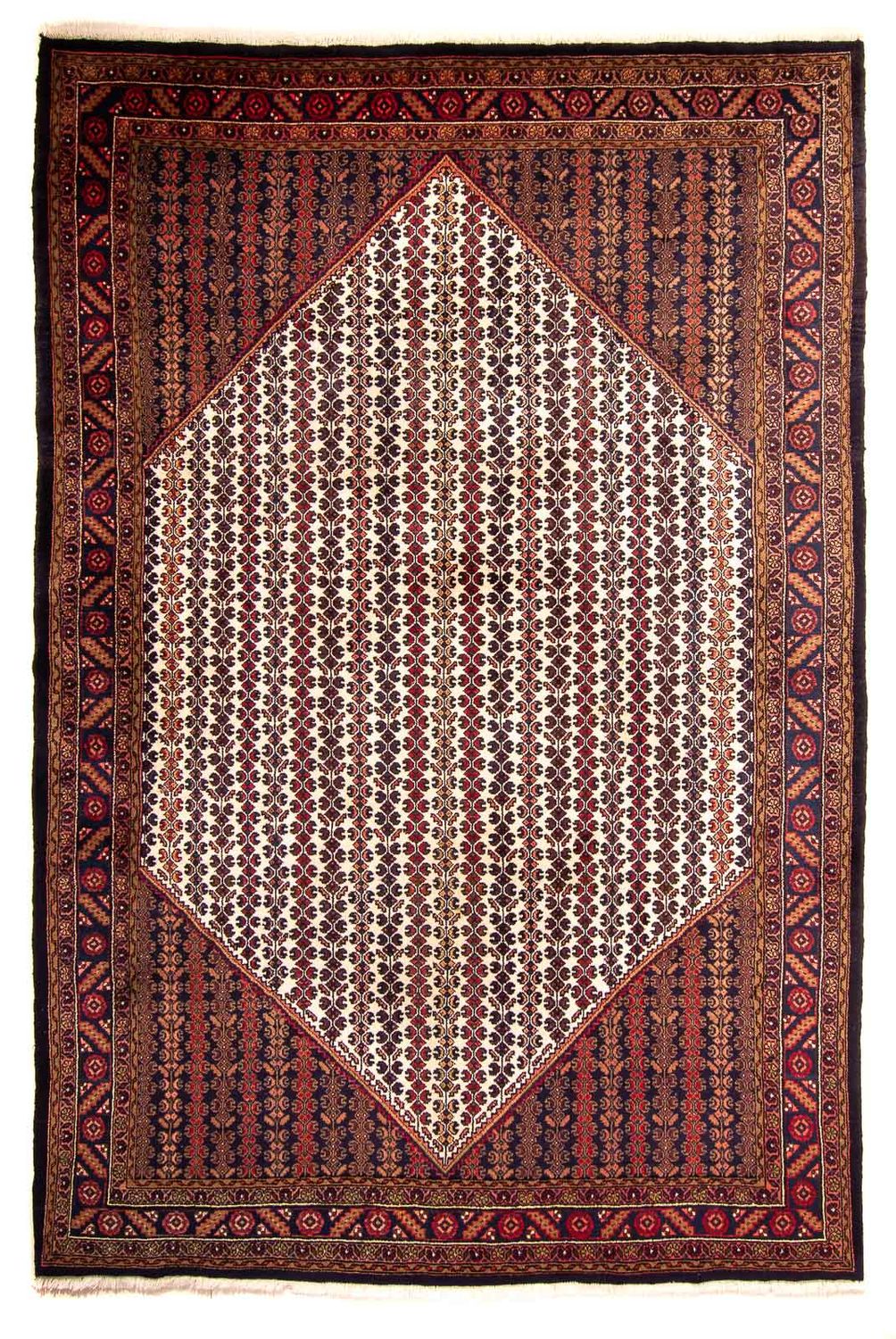 Tapis persan - Nomadic - 310 x 210 cm - marron