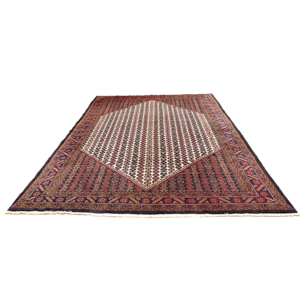 Tapis persan - Nomadic - 310 x 210 cm - marron