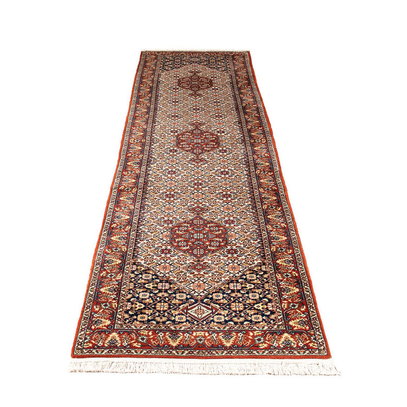 Tapis de couloir Tapis oriental - Bidjar - Indus - 340 x 77 cm - beige
