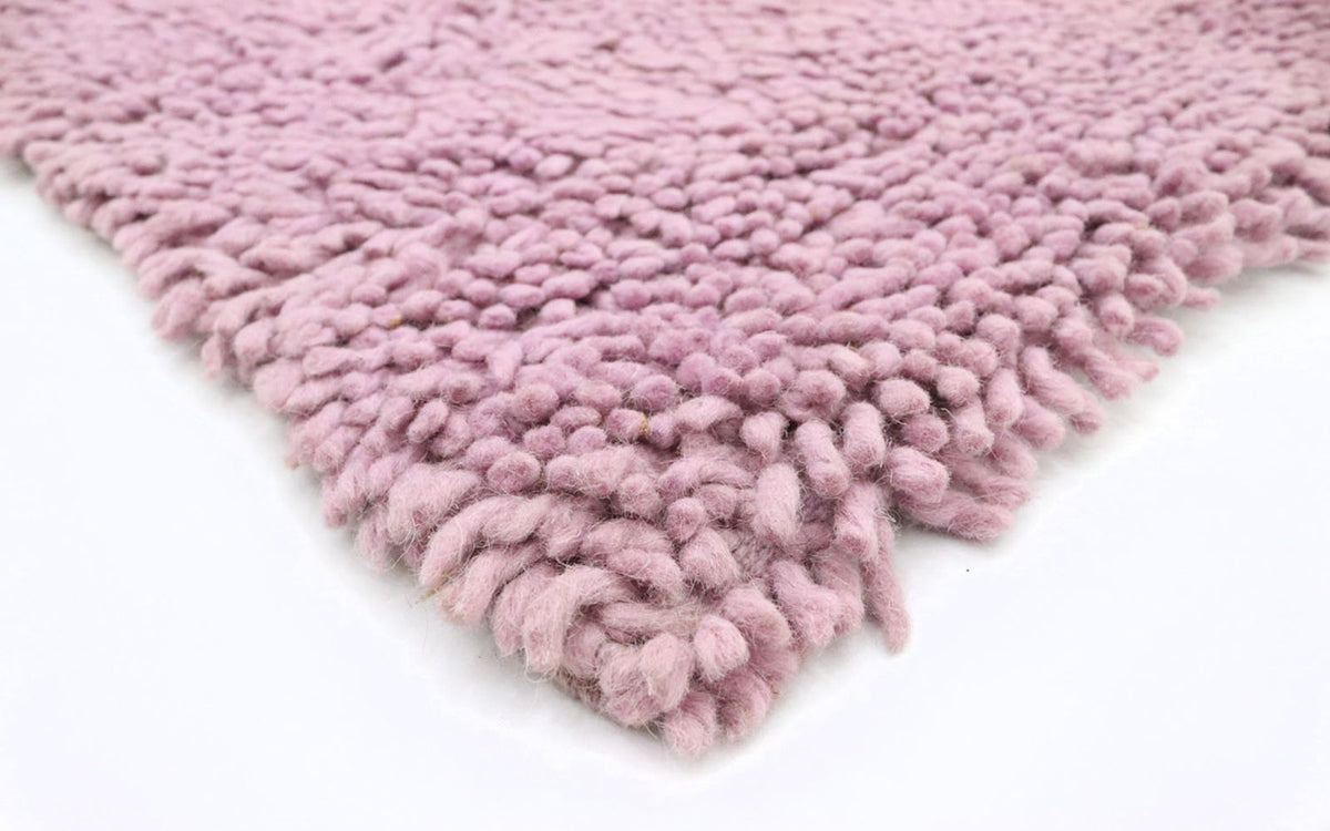 Tapis de couloir Tapis à poils longs - 315 x 79 cm - violet