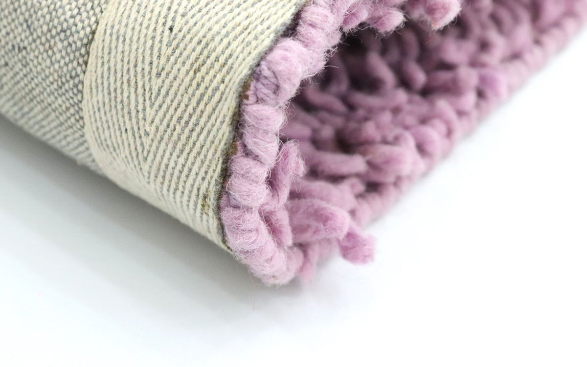 Tapis de couloir Tapis à poils longs - 315 x 79 cm - violet