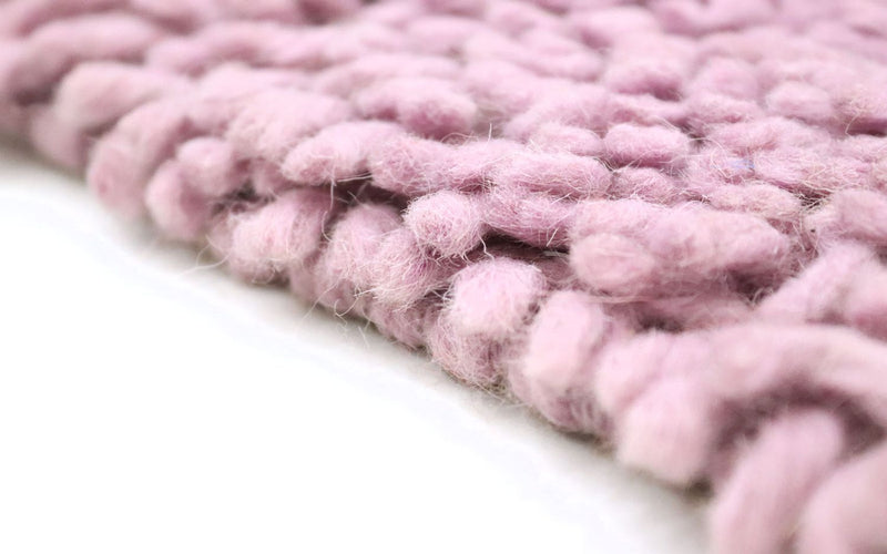 Tapis de couloir Tapis à poils longs - 315 x 79 cm - violet