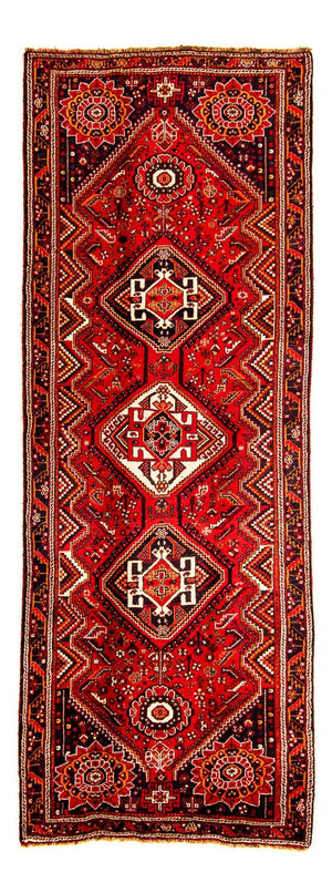 Tapis de couloir Tapis persan - Nomadic - 312 x 112 cm - rouge