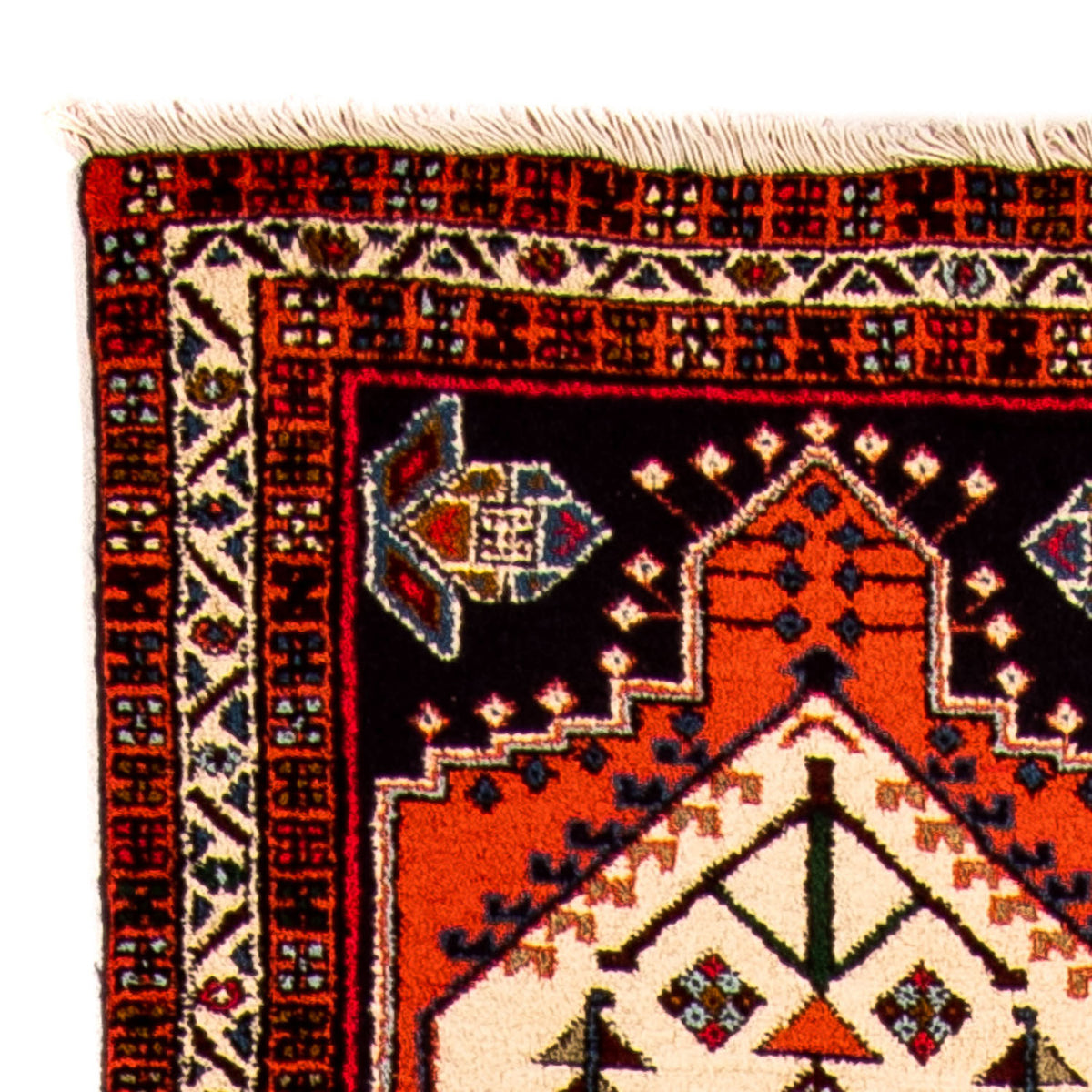 Tapis de couloir Tapis persan - Nomadic - 310 x 73 cm - rouge