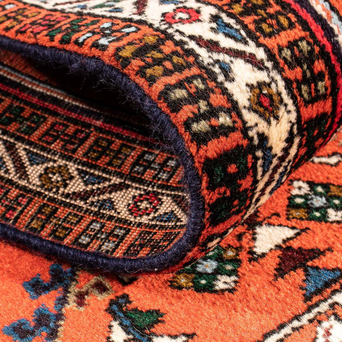 Tapis de couloir Tapis persan - Nomadic - 310 x 73 cm - rouge