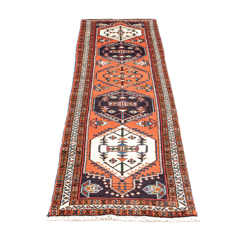 Tapis de couloir Tapis persan - Nomadic - 310 x 73 cm - rouge