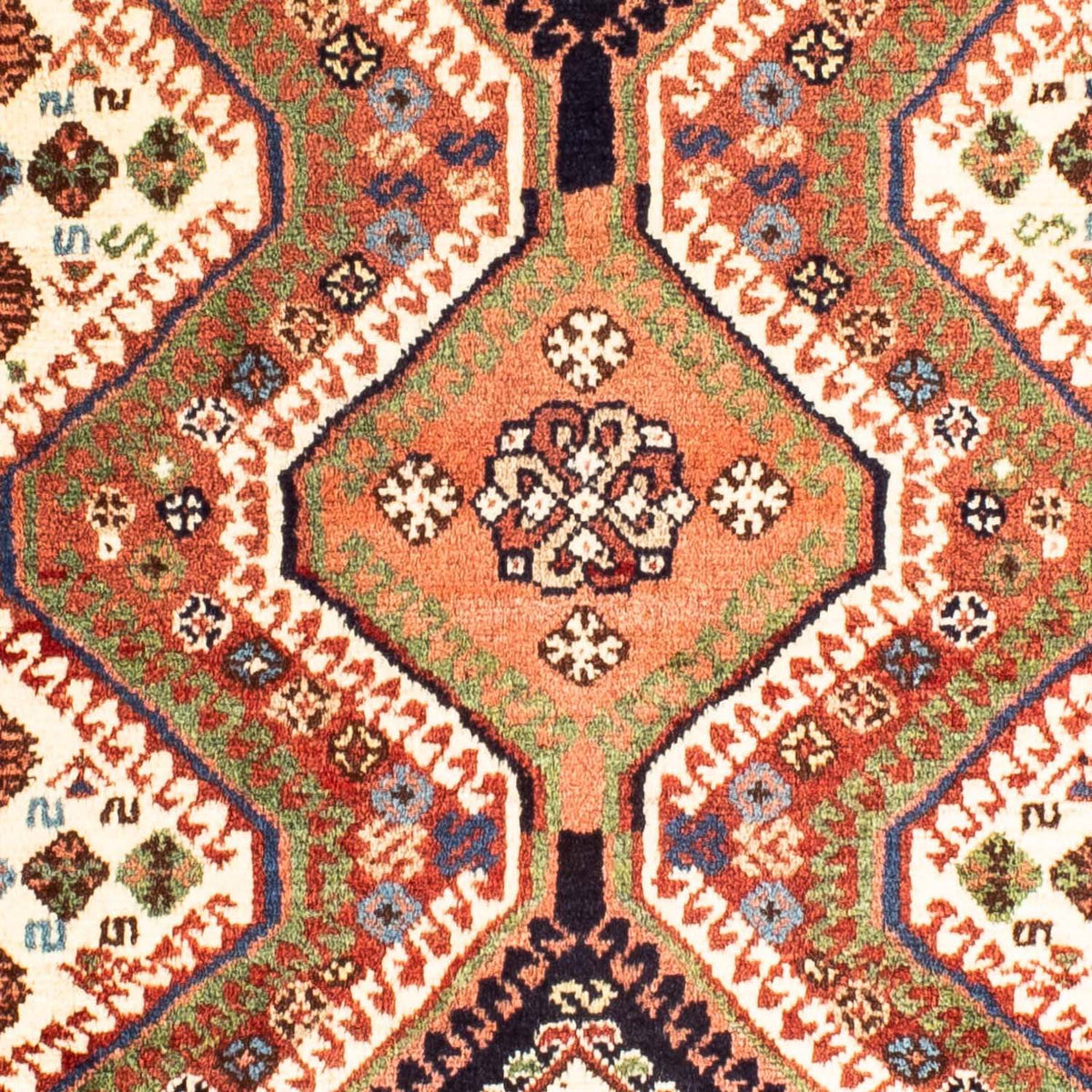 Tapis persan - Nomadic - 101 x 64 cm - marron clair