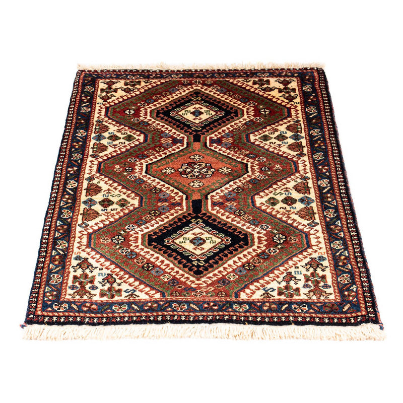 Tapis persan - Nomadic - 101 x 64 cm - marron clair