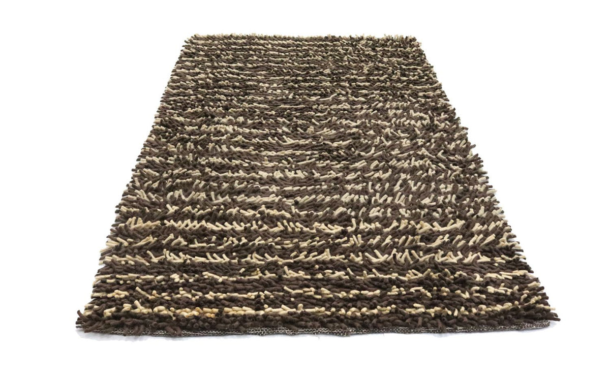 Tapis à poils longs - 198 x 129 cm - multicolore