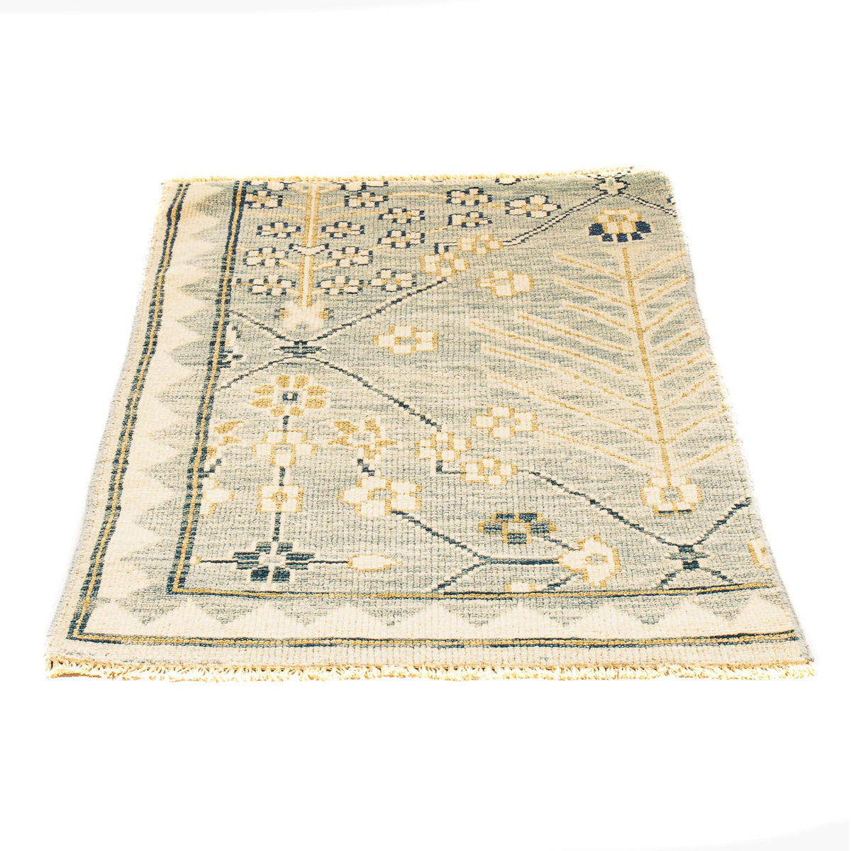 Tapis Ziegler - Moderne - 92 x 62 cm - bleu clair