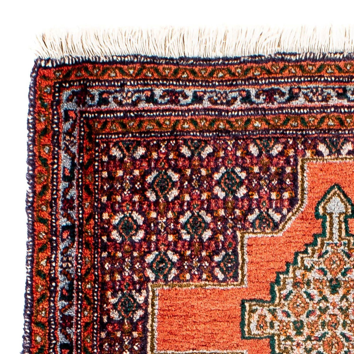 Tapis persan - Classique - 102 x 73 cm - rouille