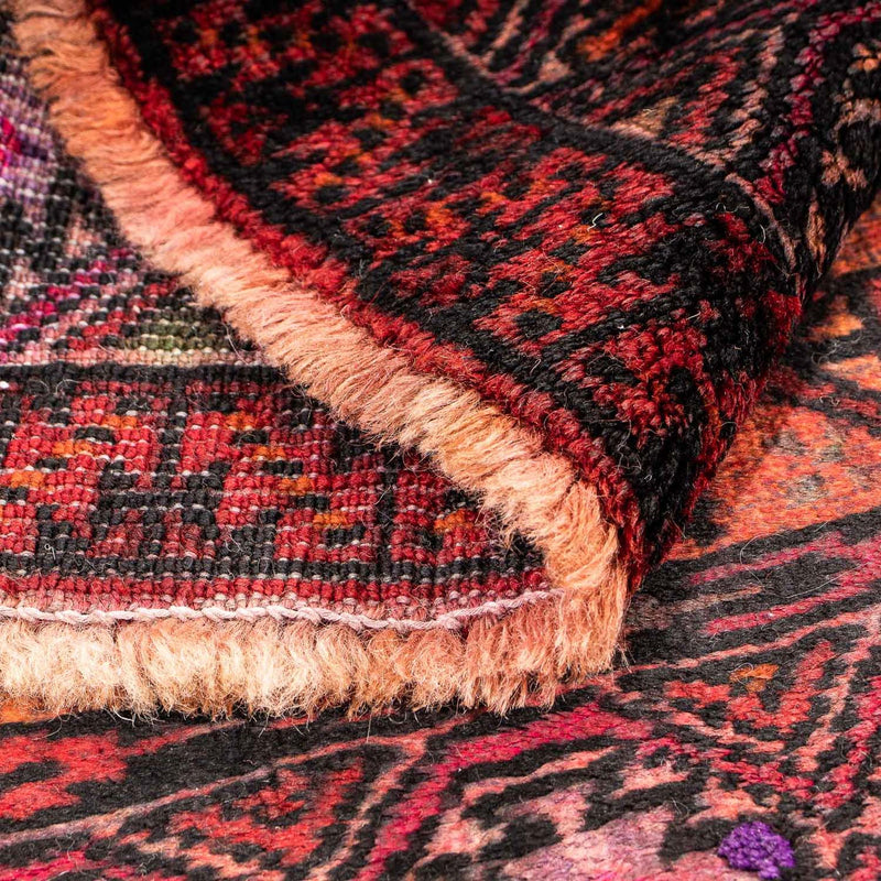 Tapis persan - Nomadic - 90 x 72 cm - rouge foncé