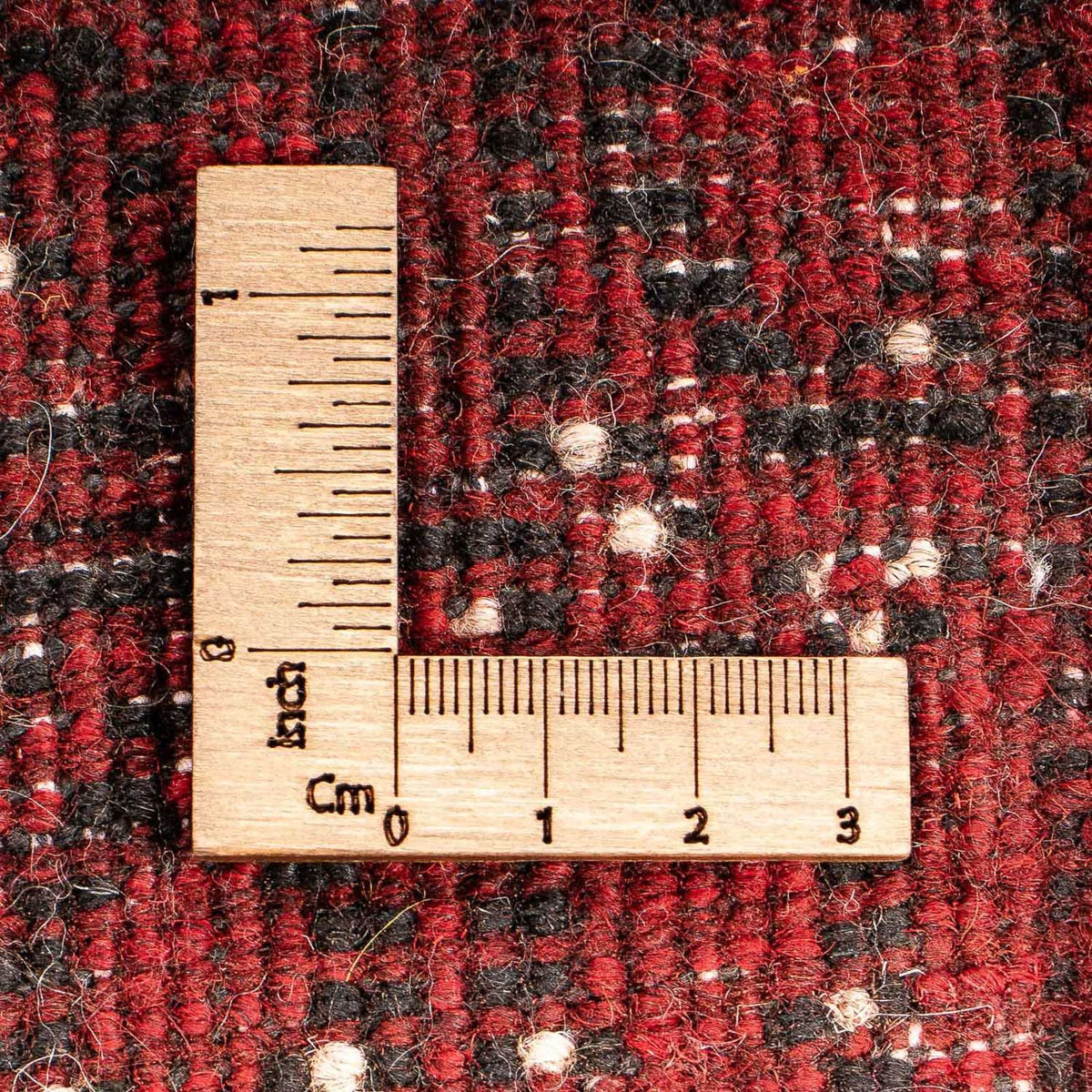 Tapis afghan - Filpa - 90 x 60 cm - rouge foncé