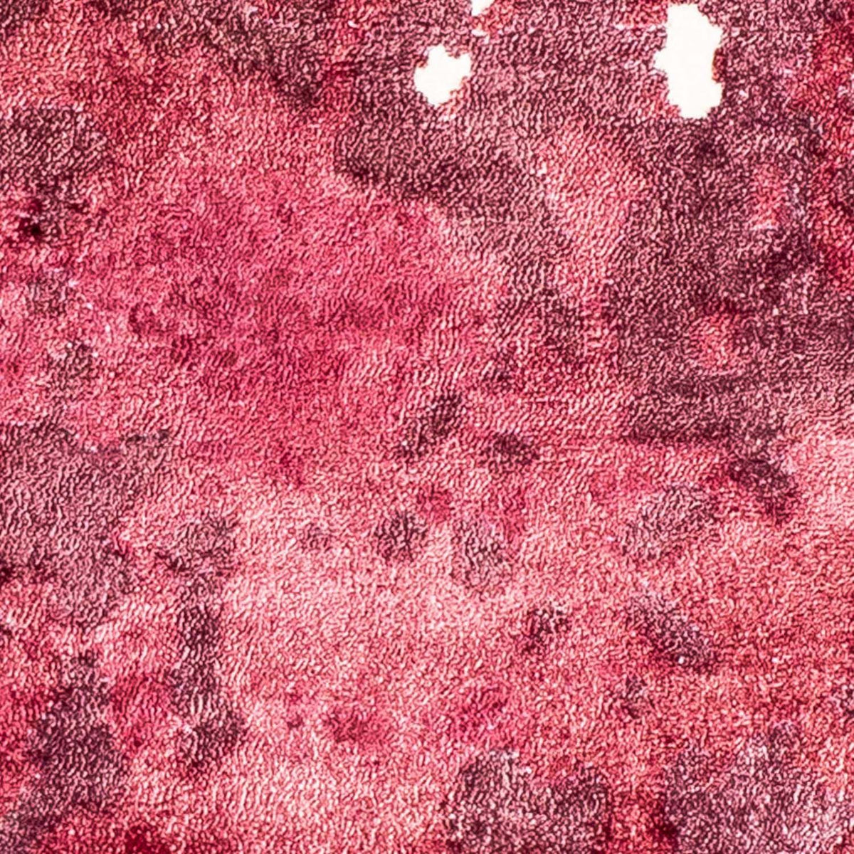 Tapis en viscose carré - 70 x 70 cm - multicolore