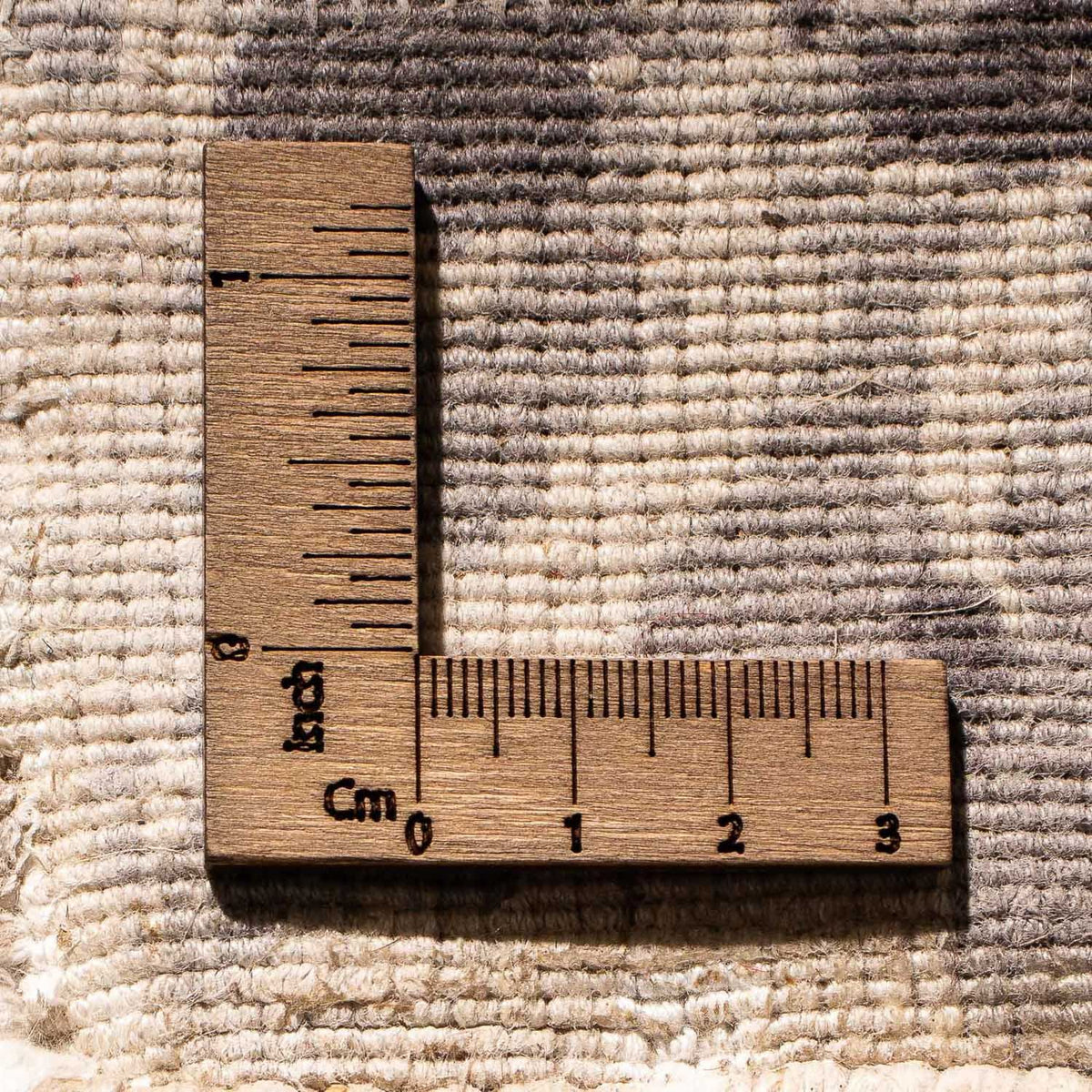 Tapis en viscose carré - 70 x 70 cm - beige