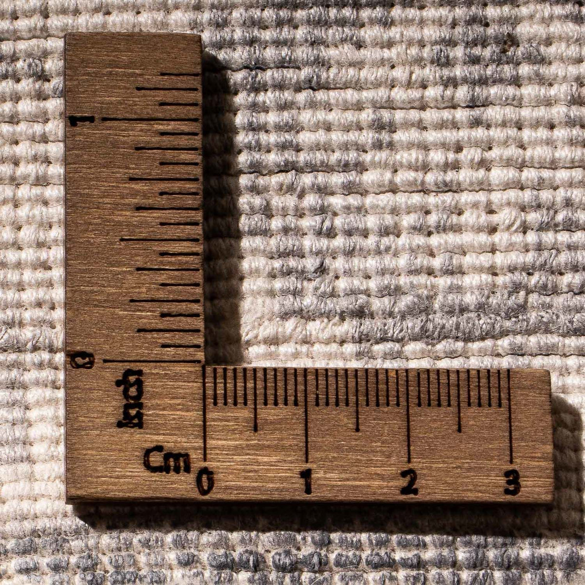 Tapis en viscose carré - 70 x 70 cm - gris clair