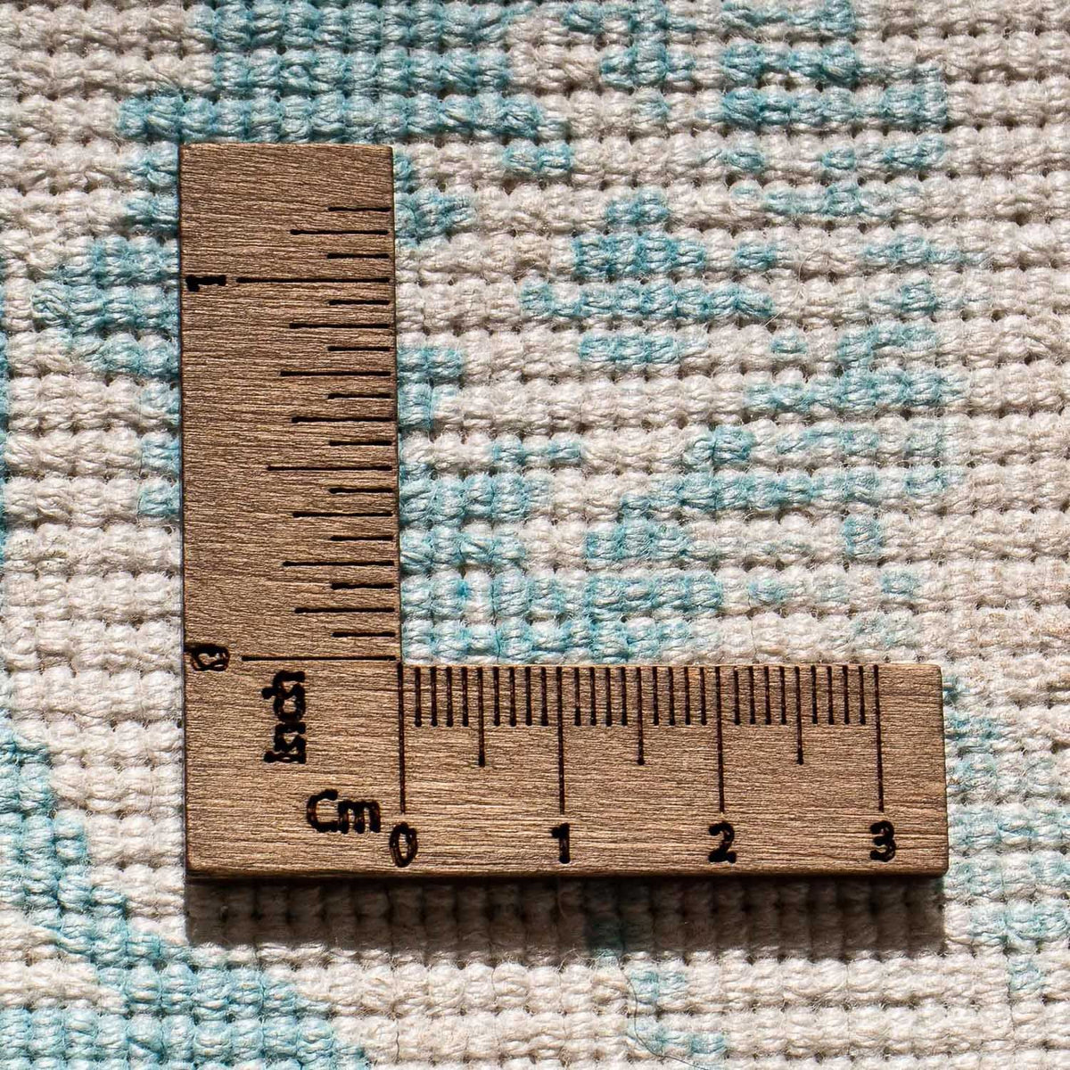 Tapis en viscose carré - 70 x 70 cm - turquoise