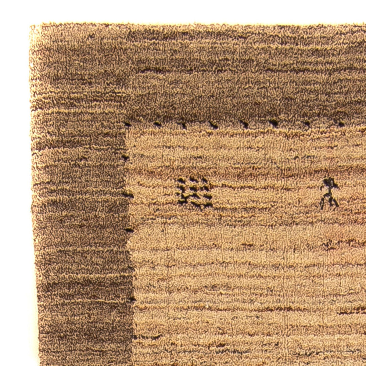 Tapis Népalais - 142 x 70 cm - marron clair