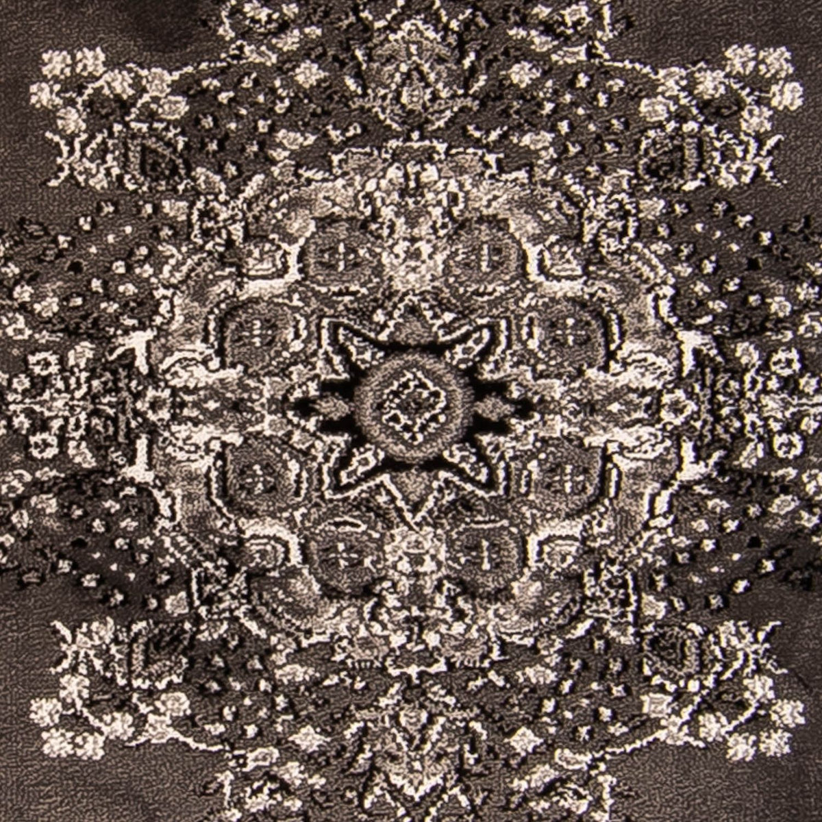 Tapis moderne - 170 x 120 cm - marron foncé
