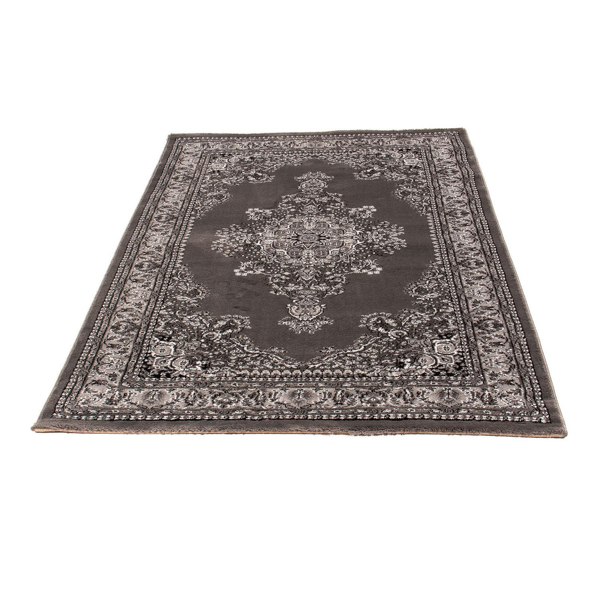 Tapis moderne - 170 x 120 cm - marron foncé
