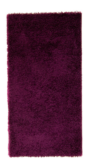Tapis à poils longs - 150 x 80 cm - violet
