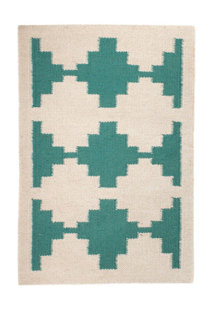 Tapis Kelim - Tendance - 90 x 60 cm - beige
